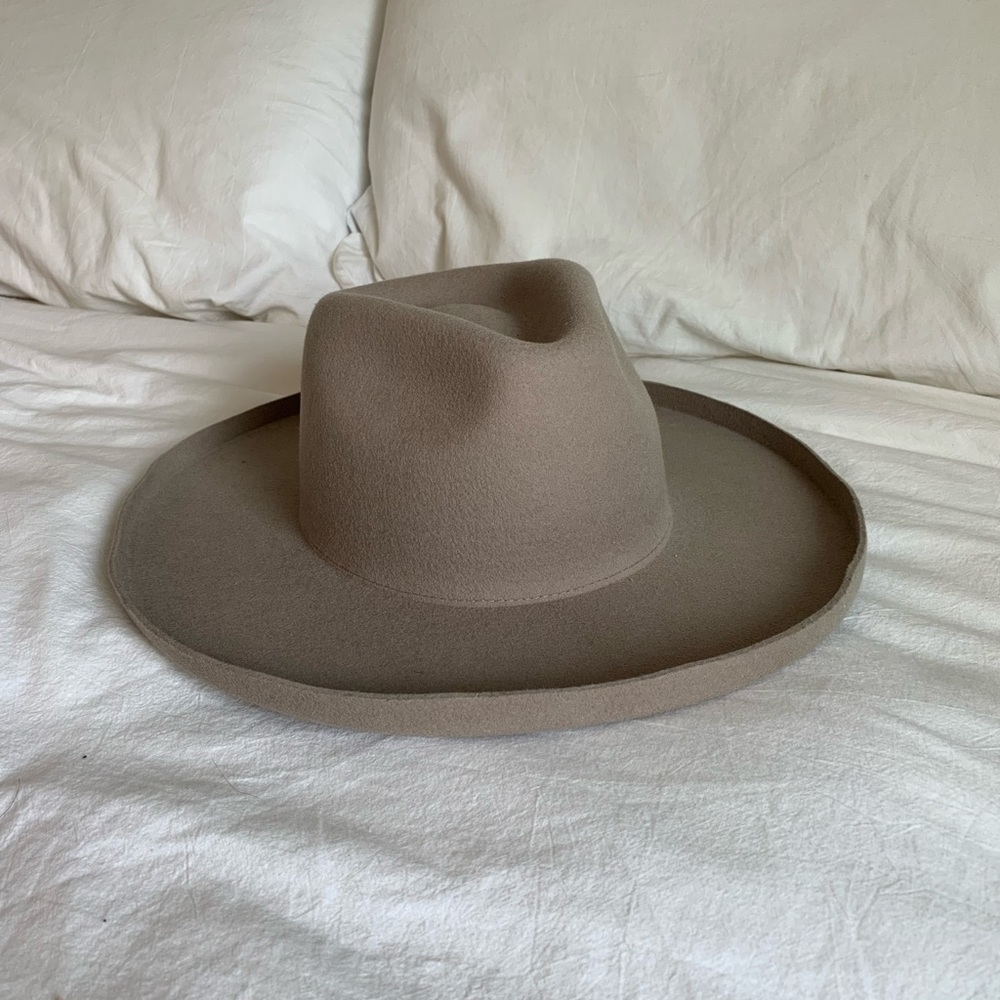 Anthropologie Felt Rancher Hat with Brim